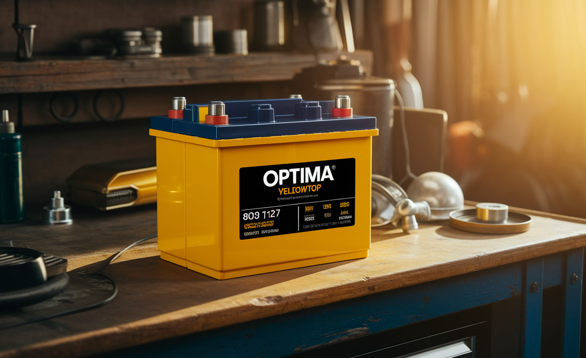 Optima Batteries 8037-127 D27F YellowTop Starting and Deep Cycle Battery