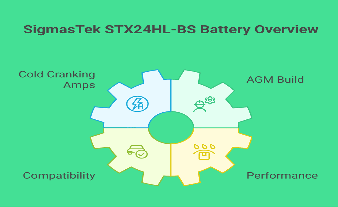 SigmasTek STX24HL-BS Motorcycle Battery