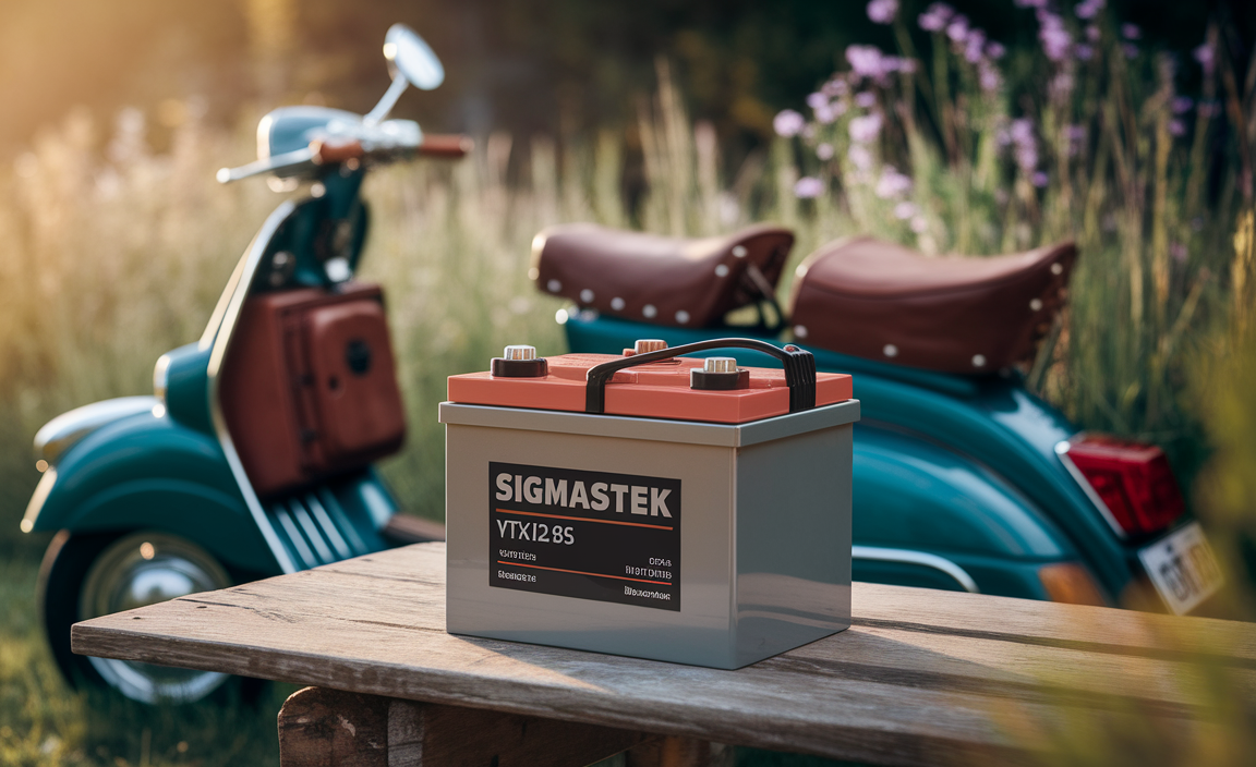 SigmasTek YTX12-BS  STX12-BS Sealed Maintenance Free ATV Quad Motorcycle Scooter Moped Replacement Battery