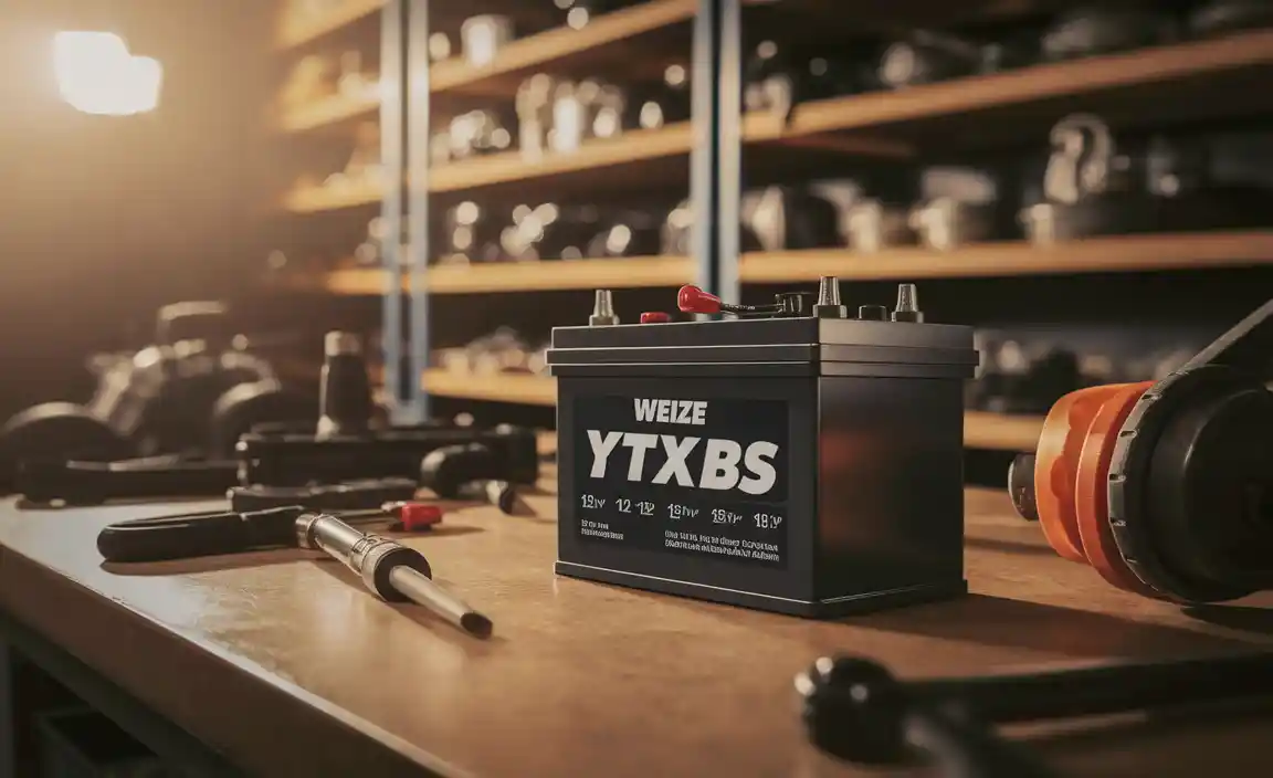 Weize YTX14 BS ATV Battery High Performance - Maintenance Free