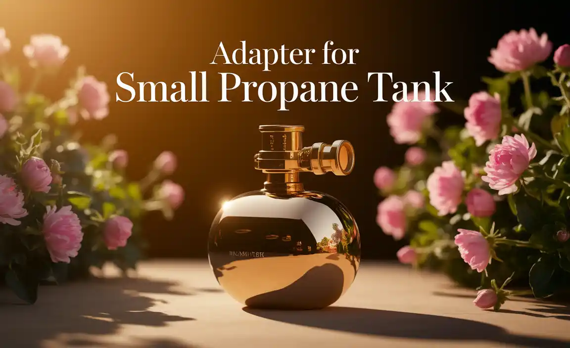 Adapter For Small Propane Tank