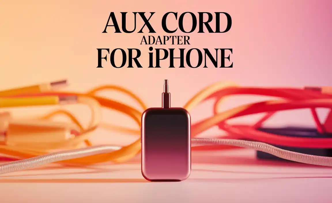 Aux Cord Adapter For Iphone