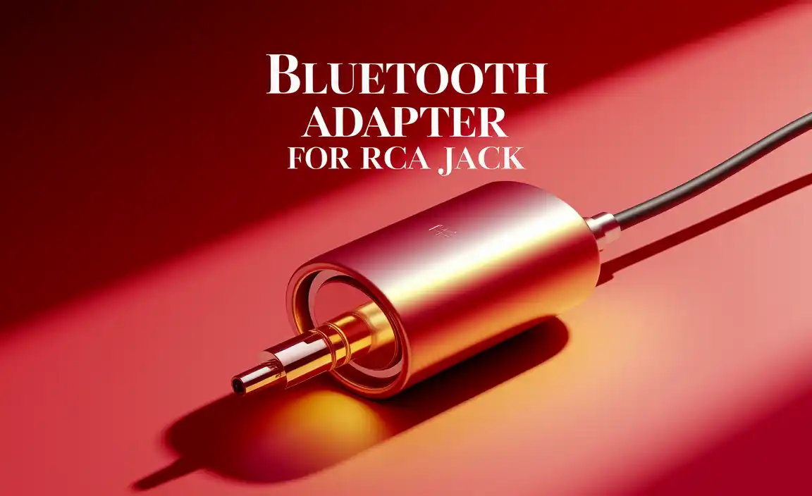 Bluetooth Adapter For Rca Jack