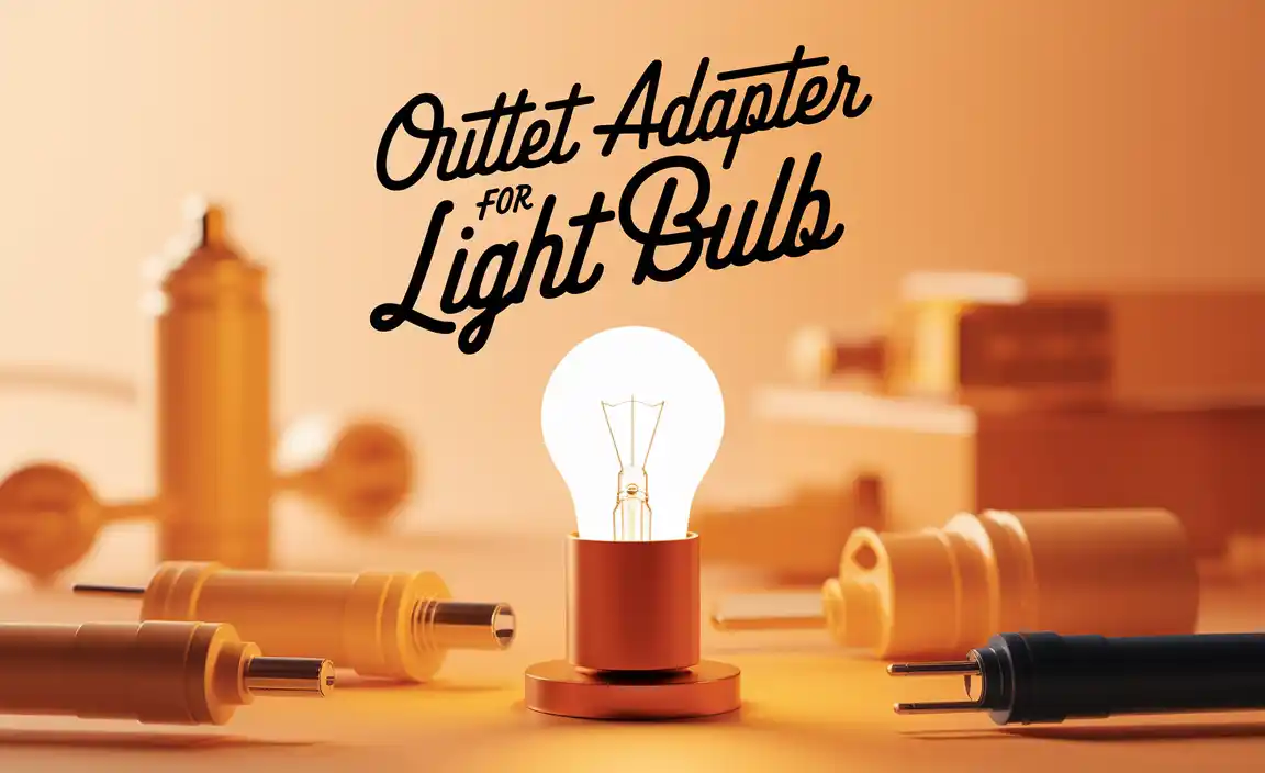 Outlet Adapter For Light Bulb
