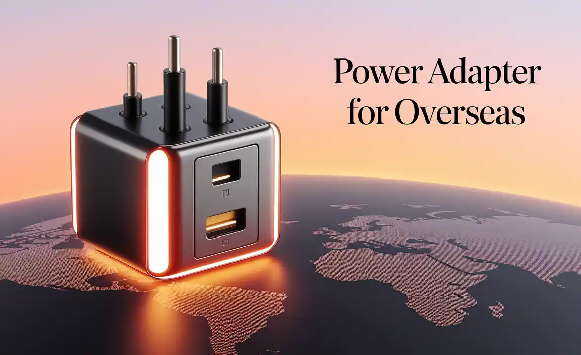 Power Adapter For Overseas