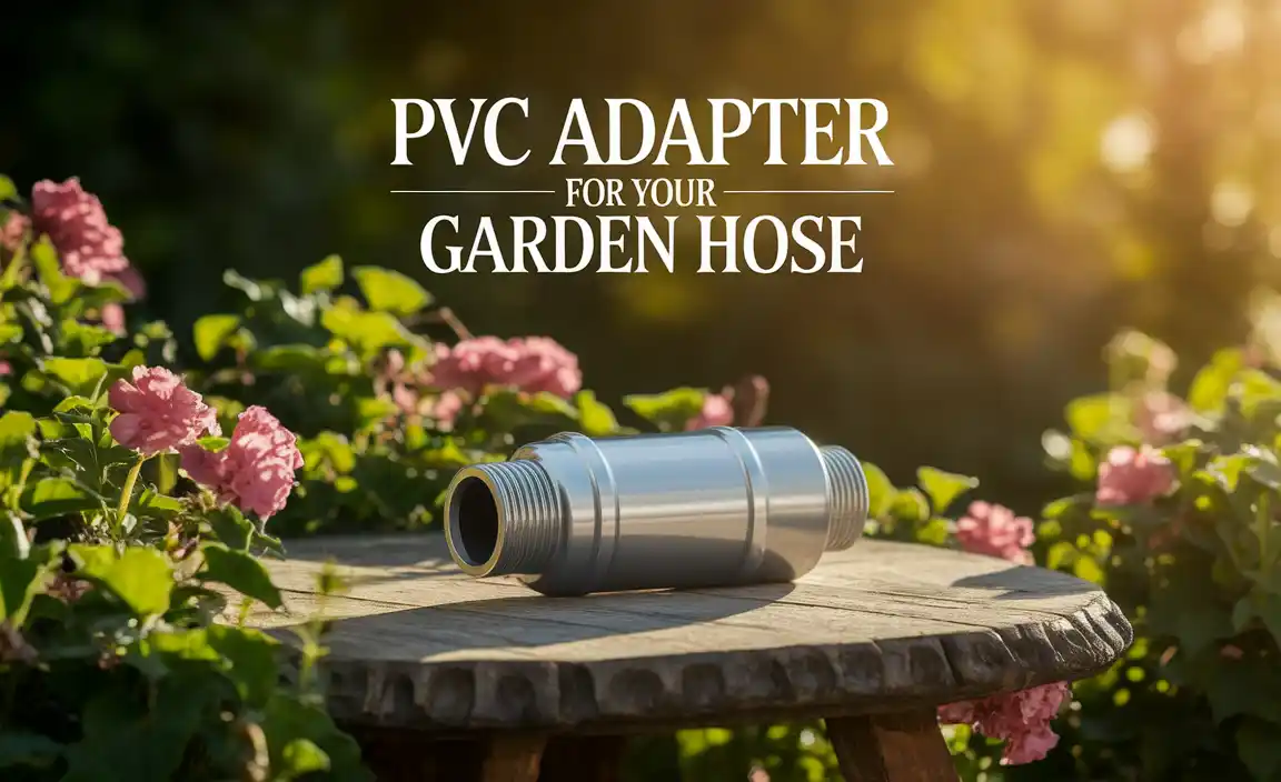 Pvc Adapter For Your Garden Hose