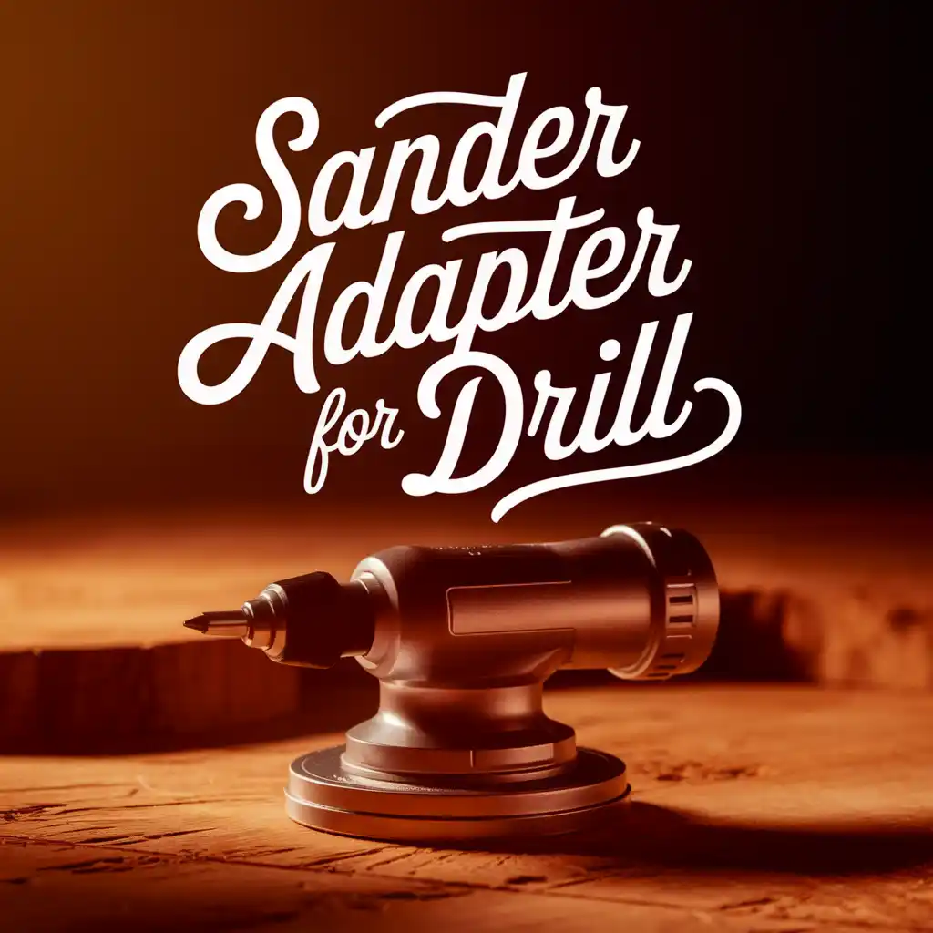 Sander Adapter For Drill