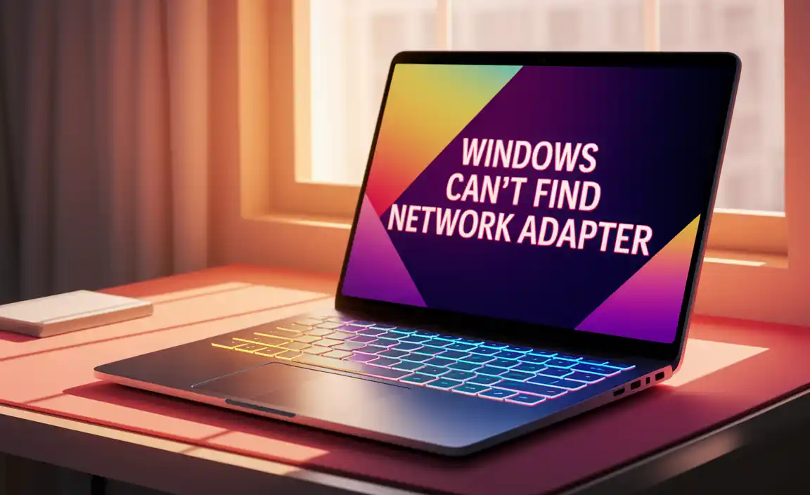 Windows Can'T Find Network Adapter