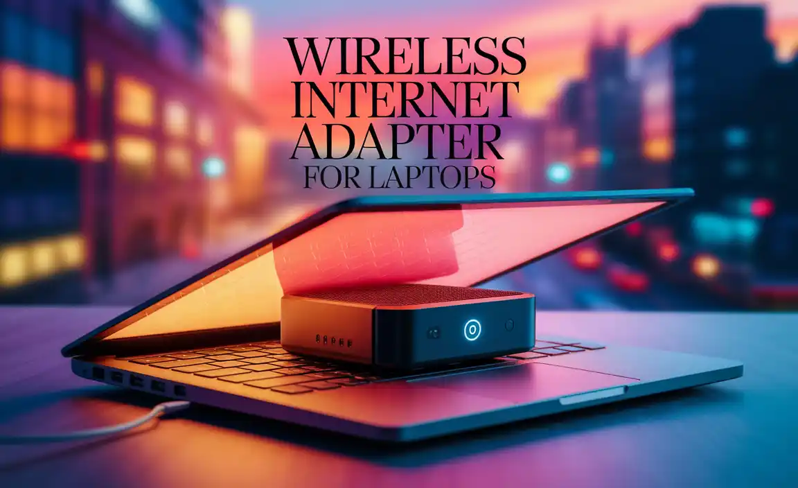Wireless Internet Adapter For Laptops