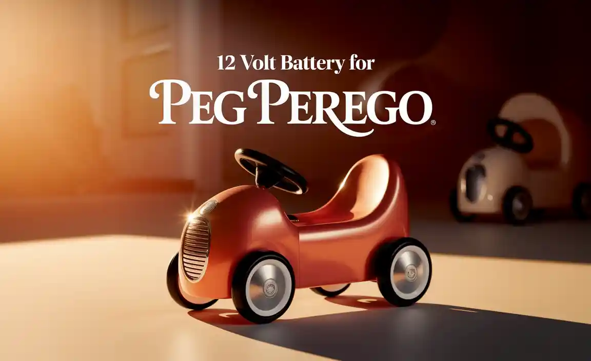 12 Volt Battery For Peg Perego