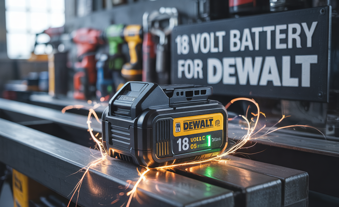 18 Volt Battery For Dewalt