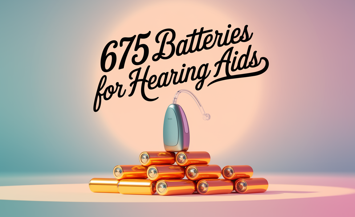675 Batteries For Hearing Aids