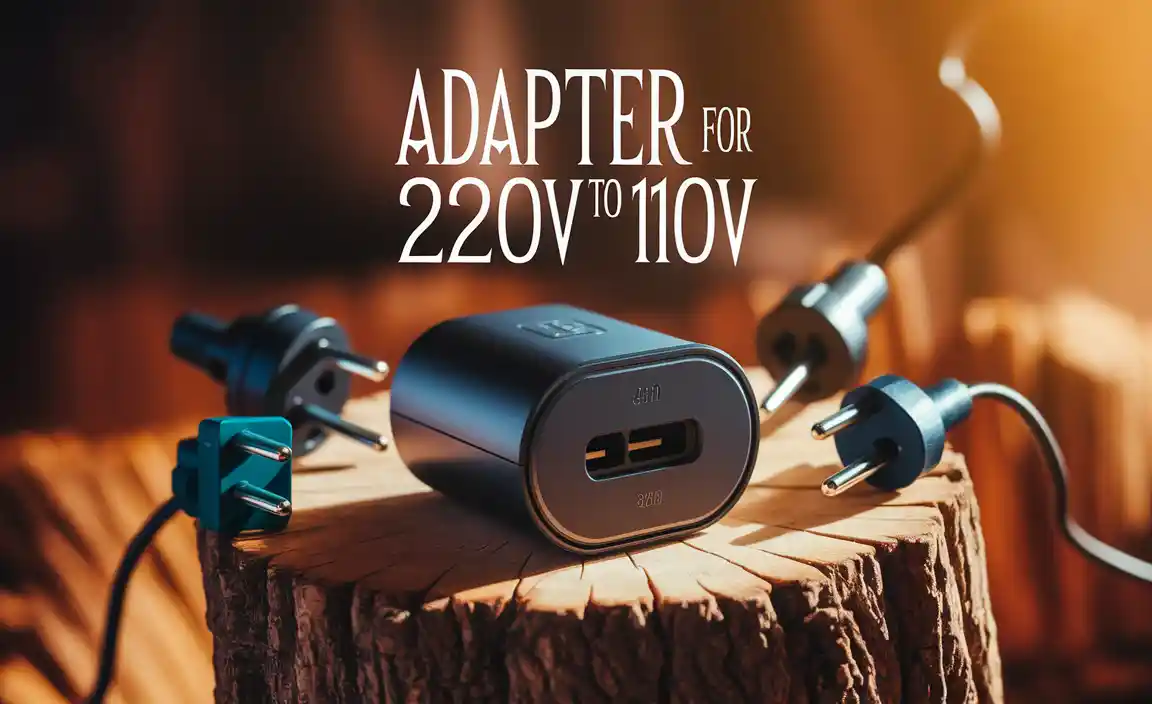 Adapter For 220V To 110V