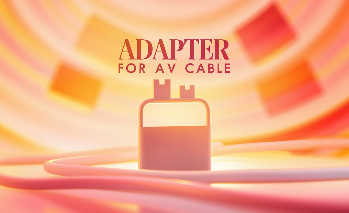 Adapter For Av Cable