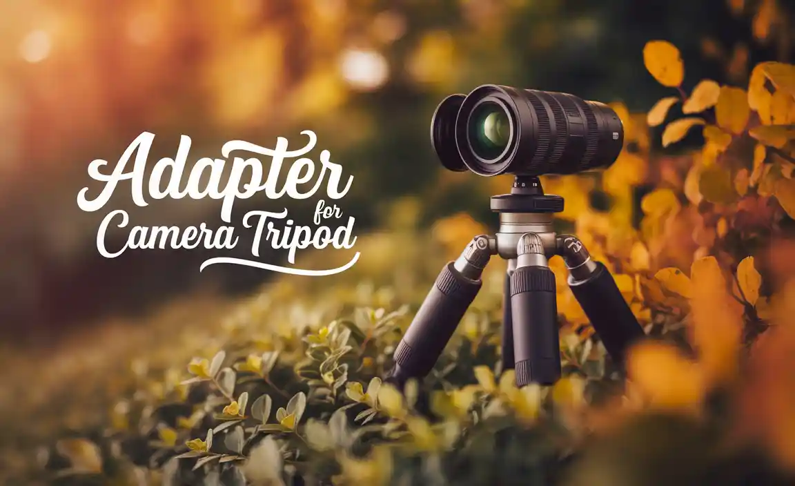 Adapter For Camera Tripod
