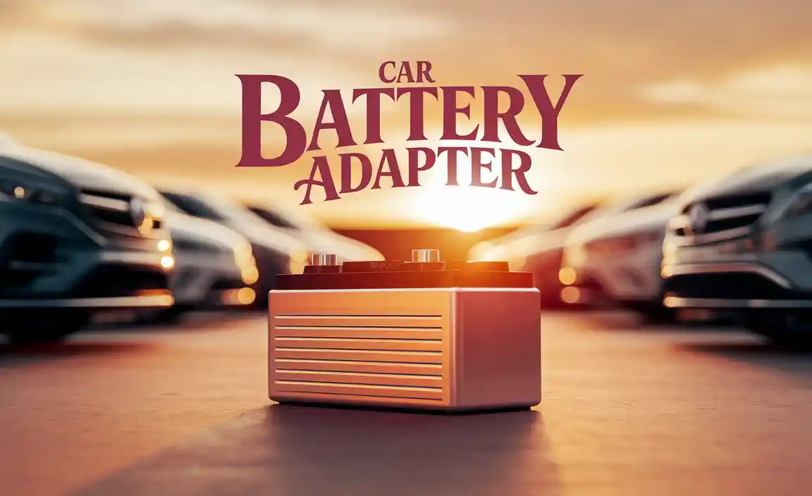 Adapter For Car Battery