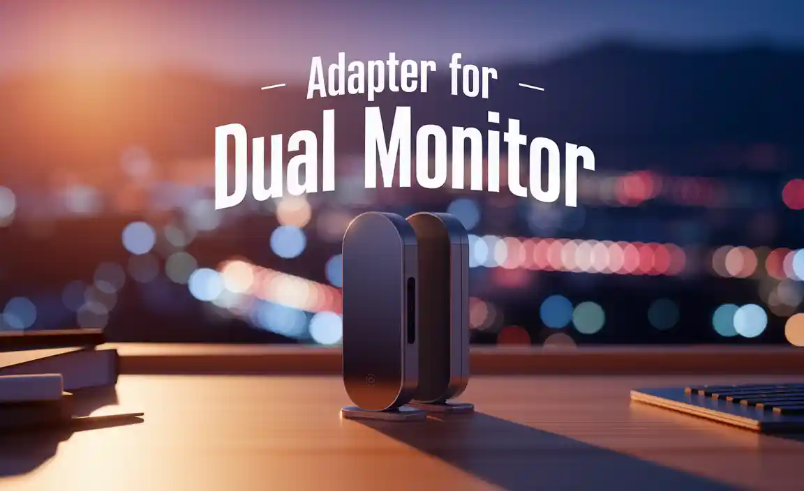 Adapter For Dual Monitor
