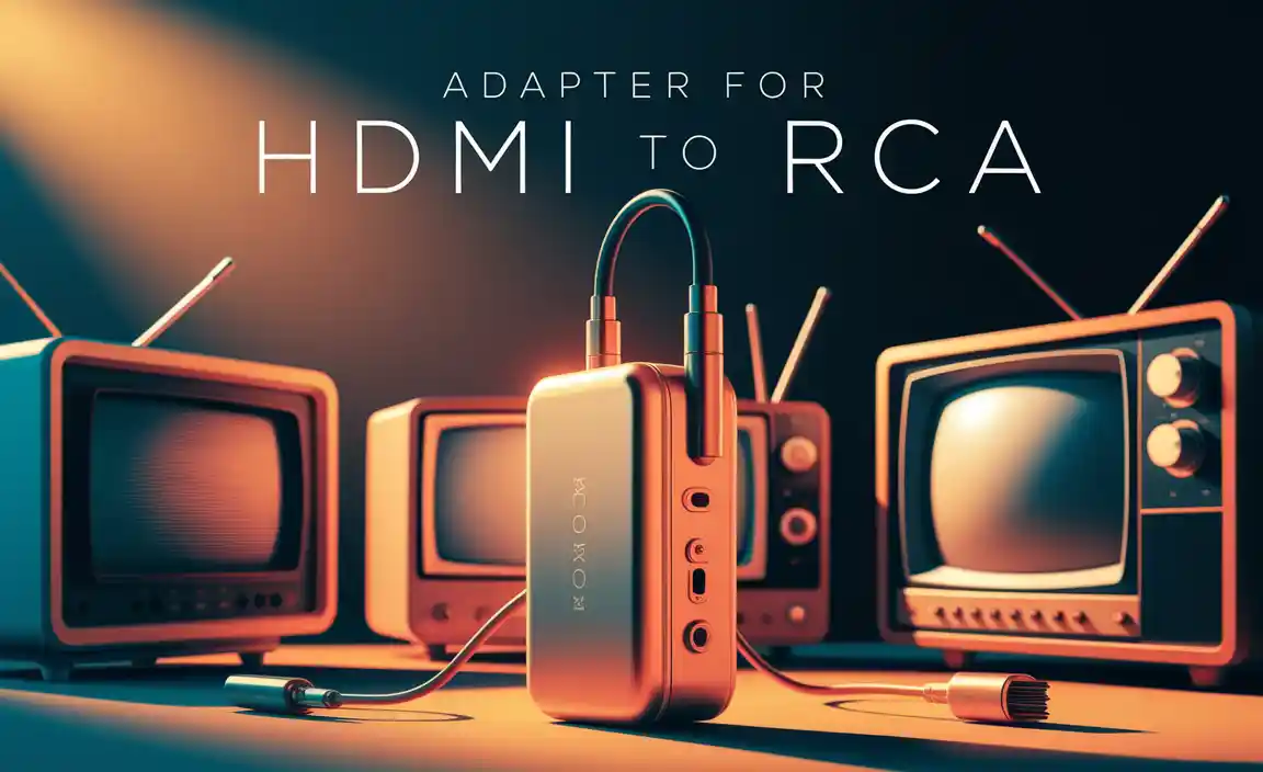 Adapter For Hdmi To Rca