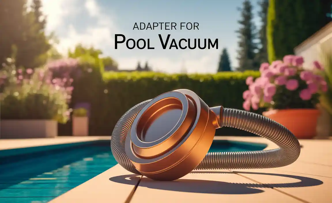 Adapter For Pool Vacuum