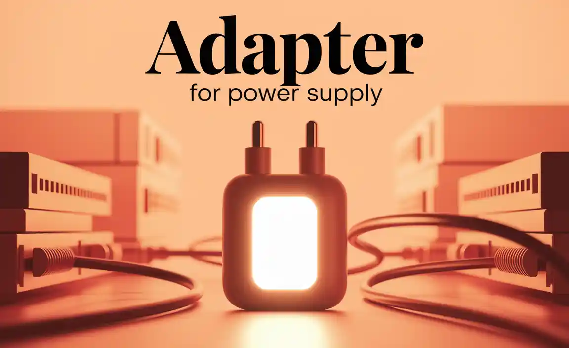 Adapter For Power Supply