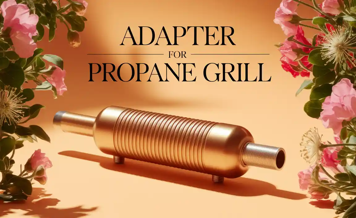 Adapter For Propane Grill