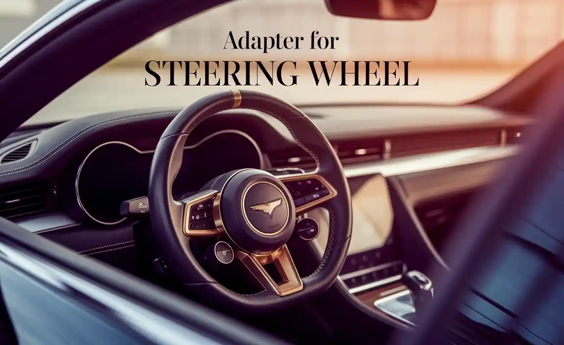 Adapter For Steering Wheel