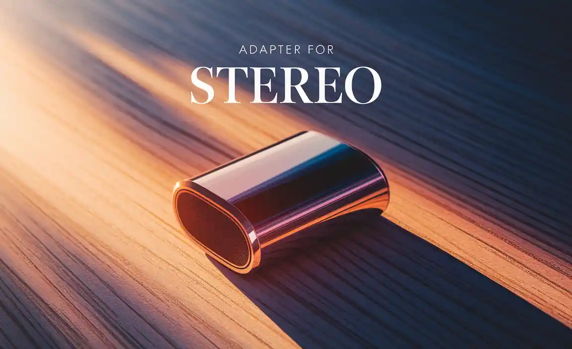 Adapter For Stereo