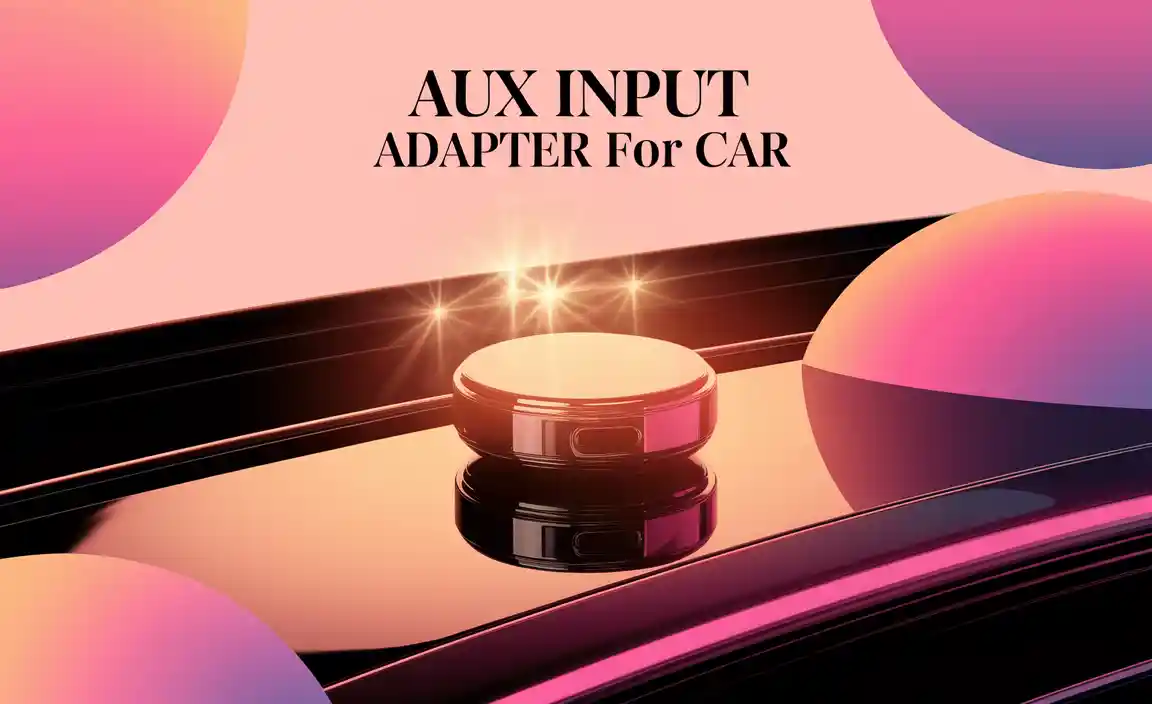 Aux Input Adapter For Car