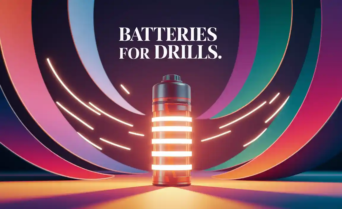 Batteries For Drills