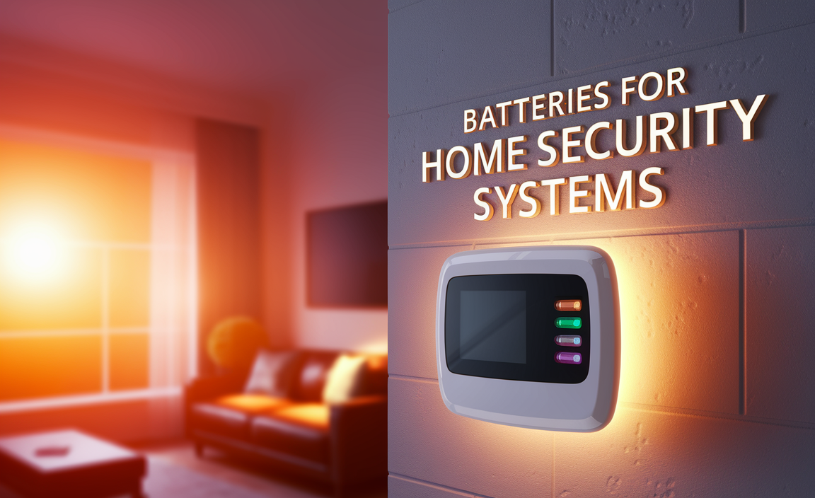 Batteries For Home Security Systems
