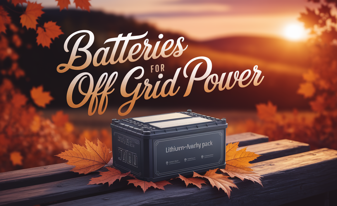 Batteries For Off Grid Power