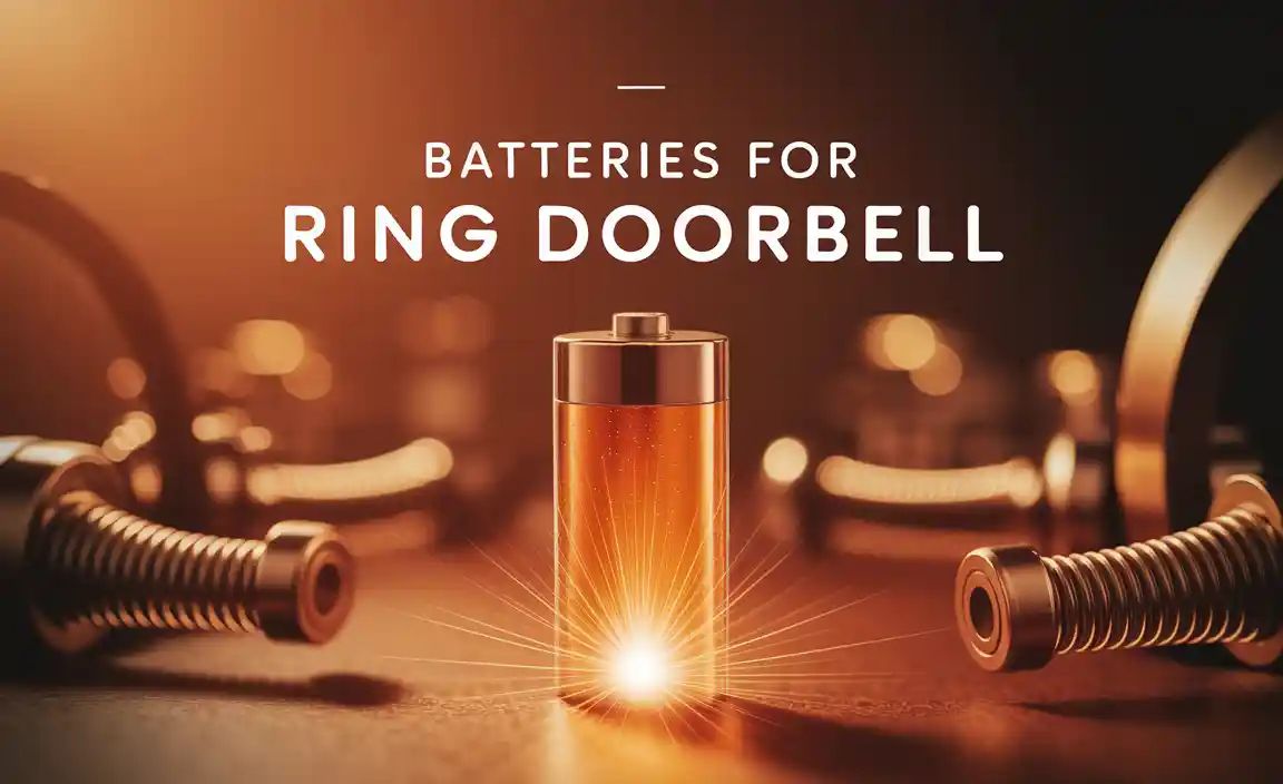 Batteries For Ring Doorbell