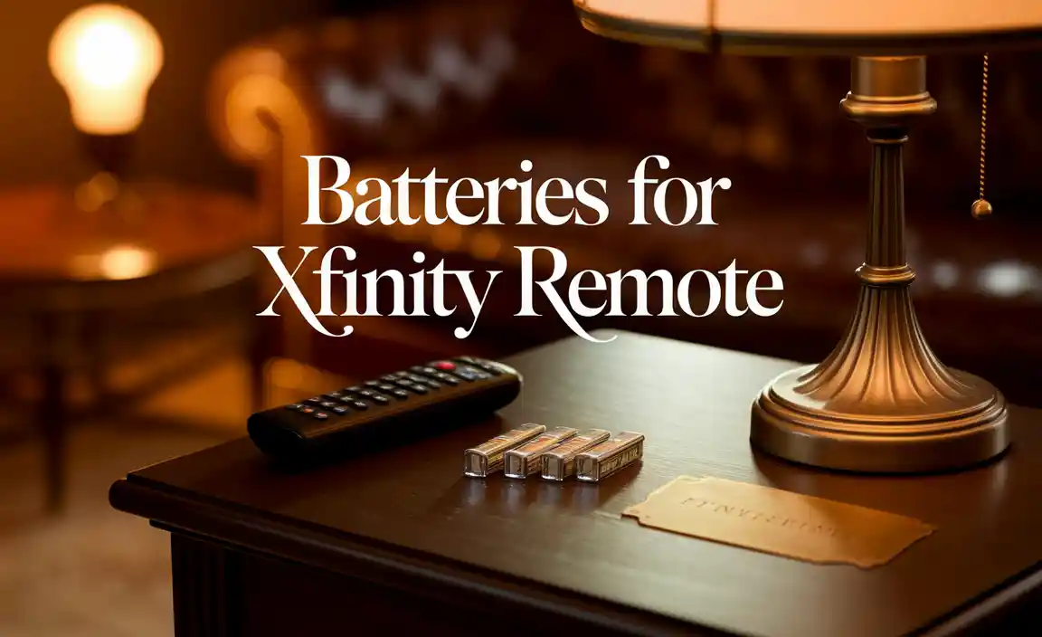 Batteries For Xfinity Remote