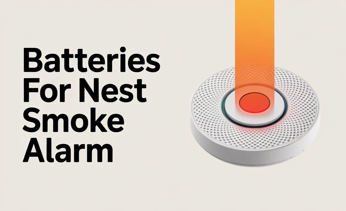 Batteries for Nest Smoke Alarm