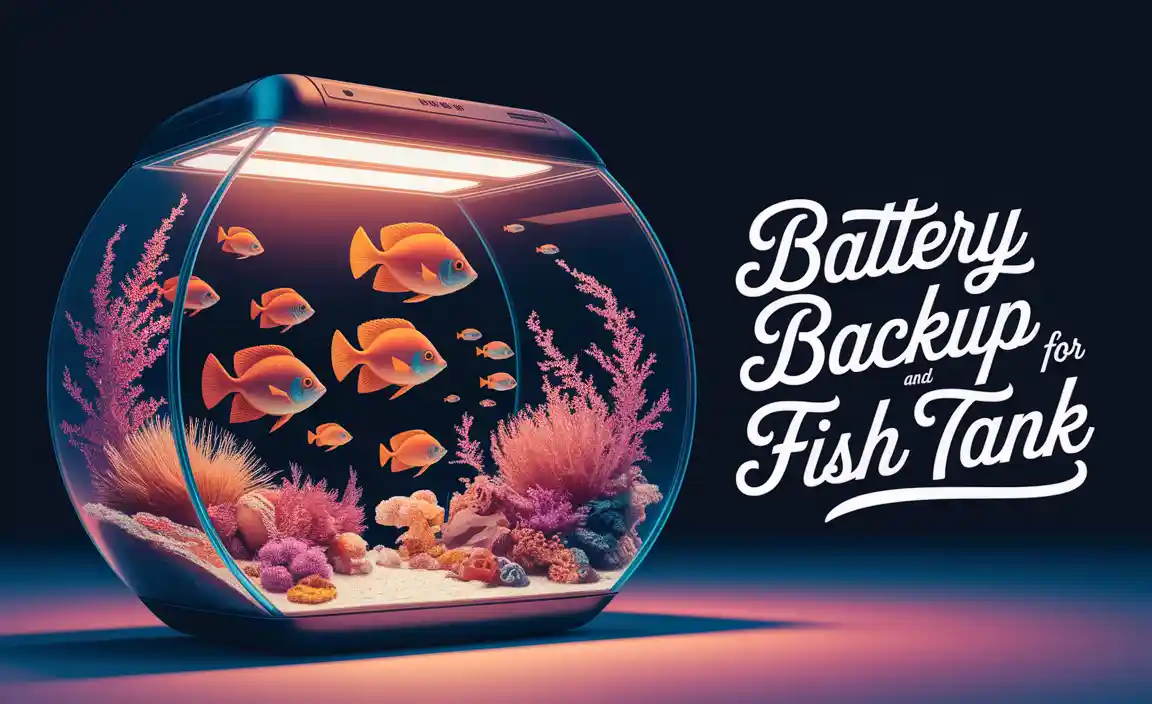 Battery Backup For Fish Tank