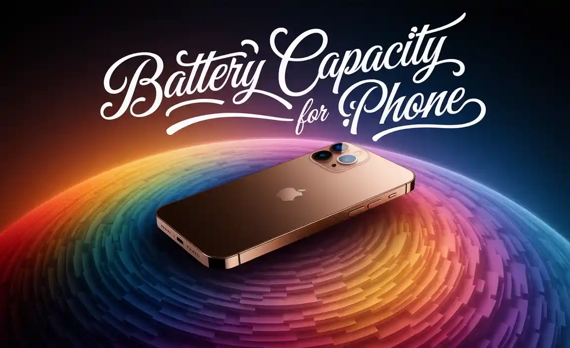 Battery Capacity For Iphone