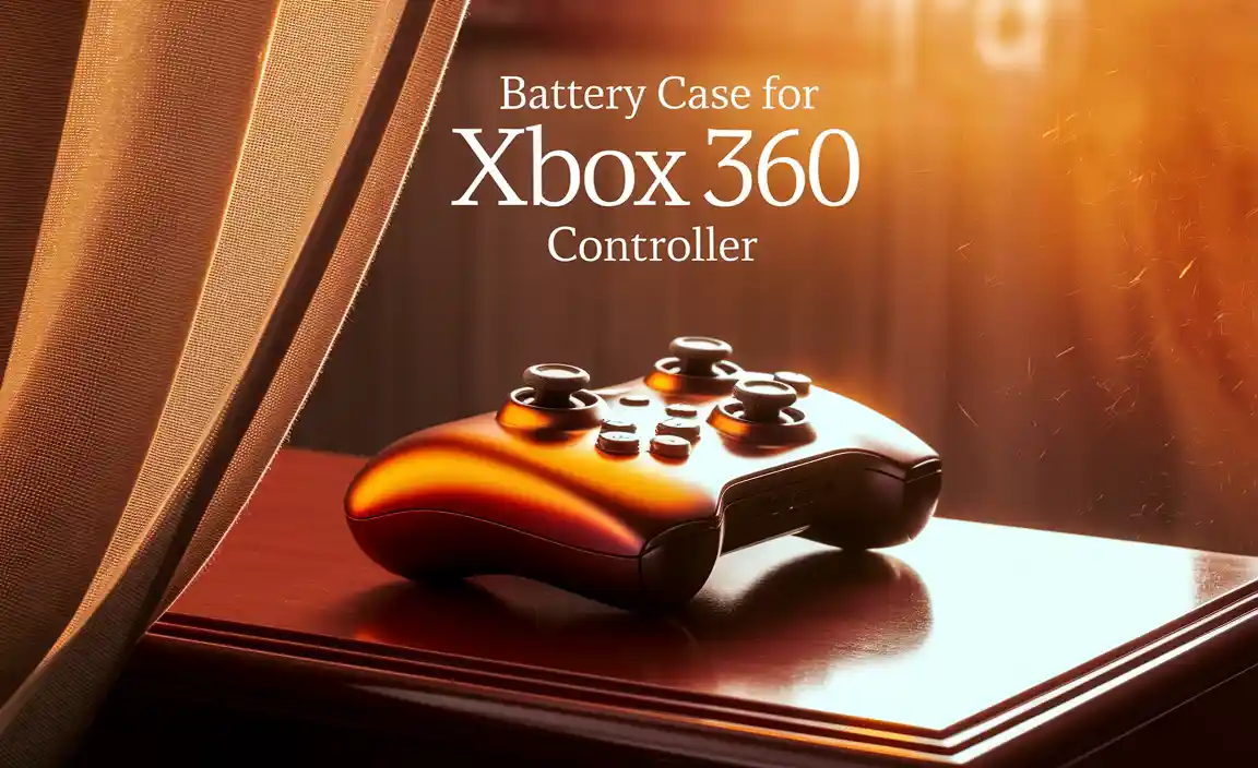 Battery Case For Xbox 360 Controller