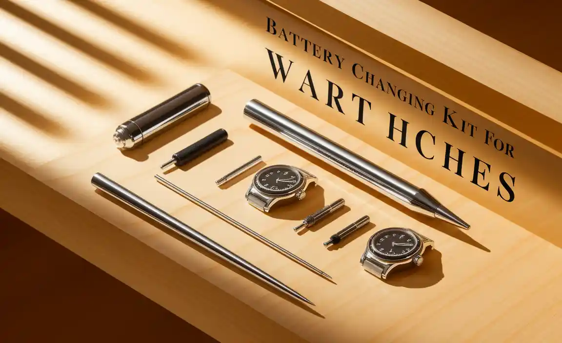 Battery Changing Kit For Watches