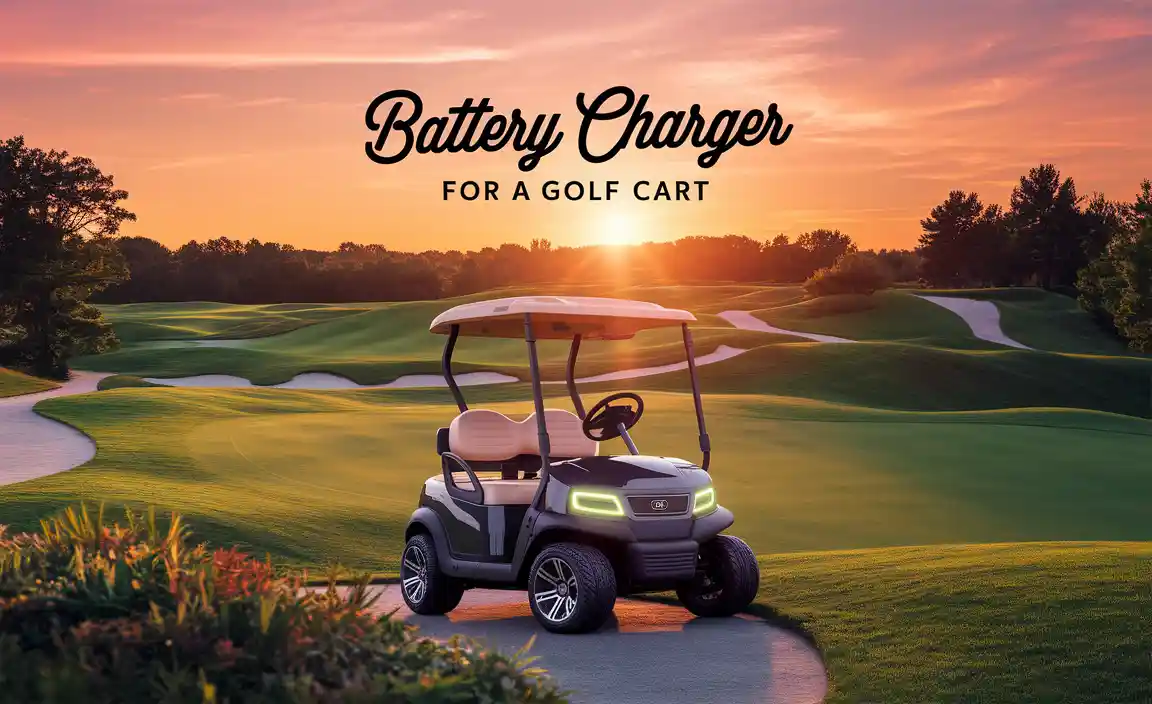 Battery Charger For A Golf Cart