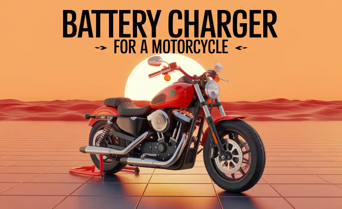 Battery Charger For A Motorcycle
