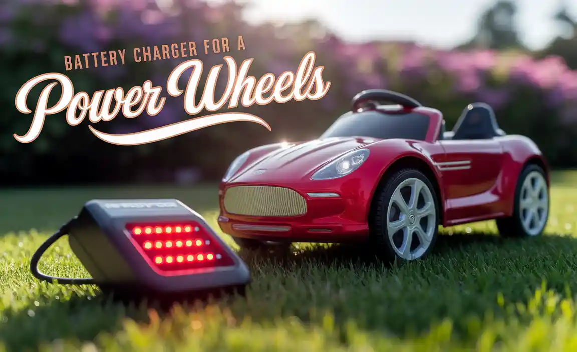 Battery Charger For A Power Wheels