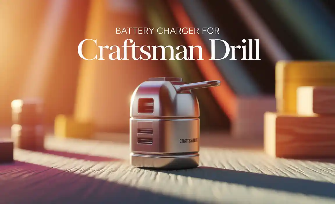 Battery Charger For Craftsman Drill