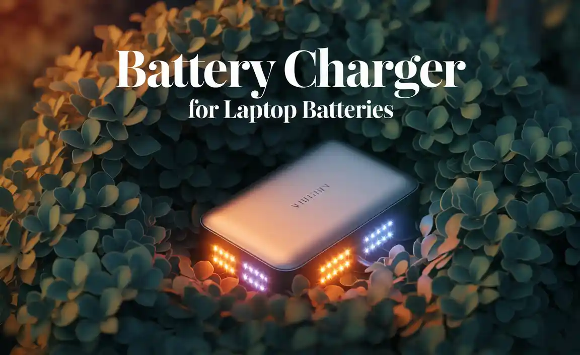 Battery Charger For Laptop Batteries
