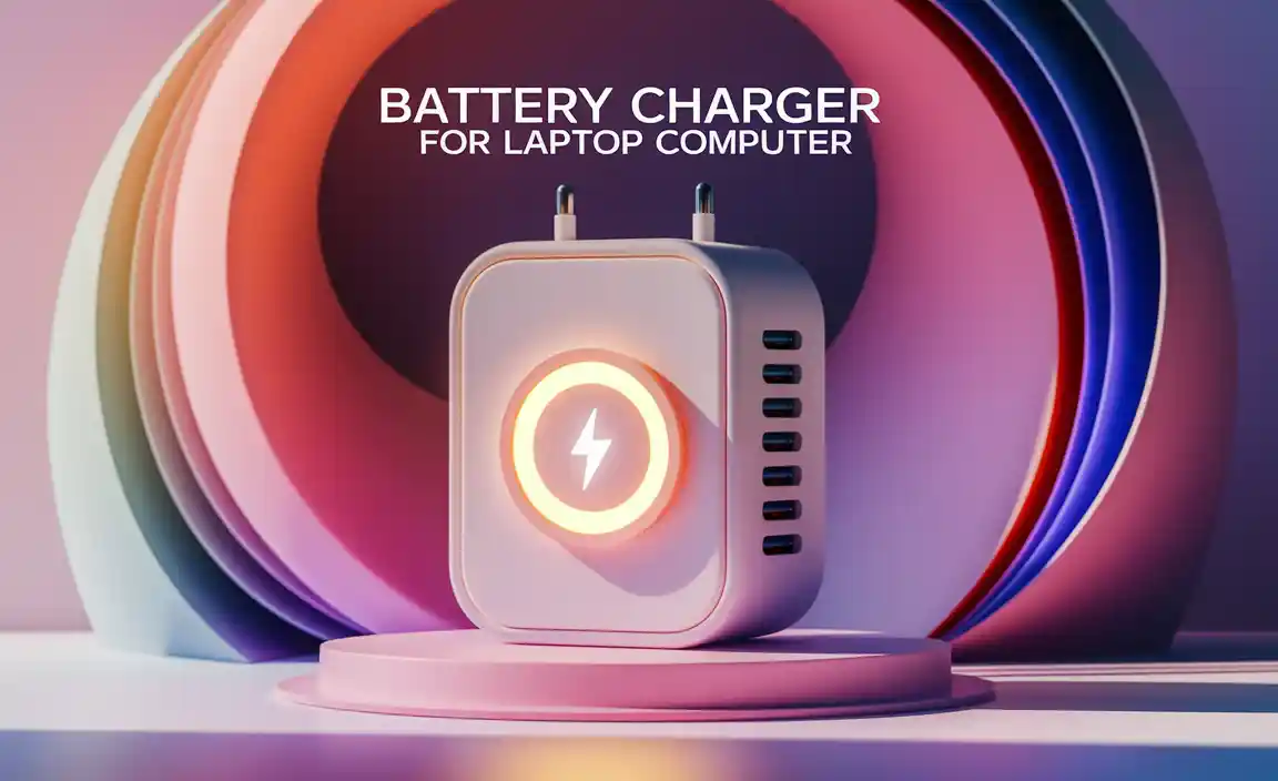 Battery Charger For Laptop Computer