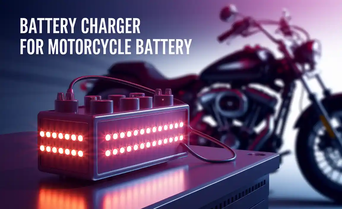 Battery Charger For Motorcycle Battery