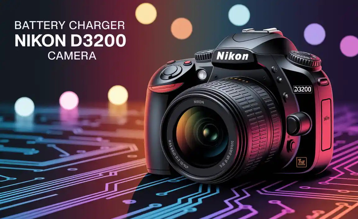 Battery Charger For Nikon D3200 Camera