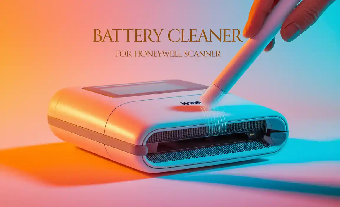 Battery Cleaner For Honeywell Scanner