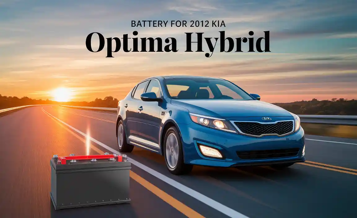 Battery For 2012 Kia Optima Hybrid