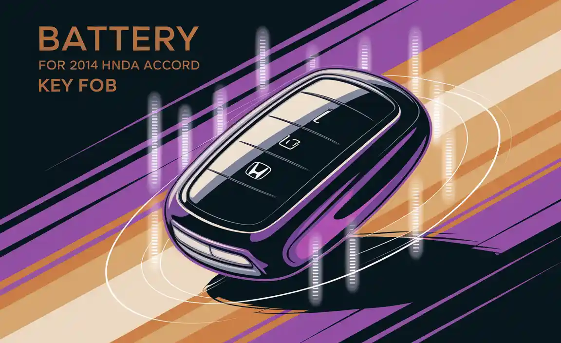 Battery For 2014 Honda Accord Key Fob