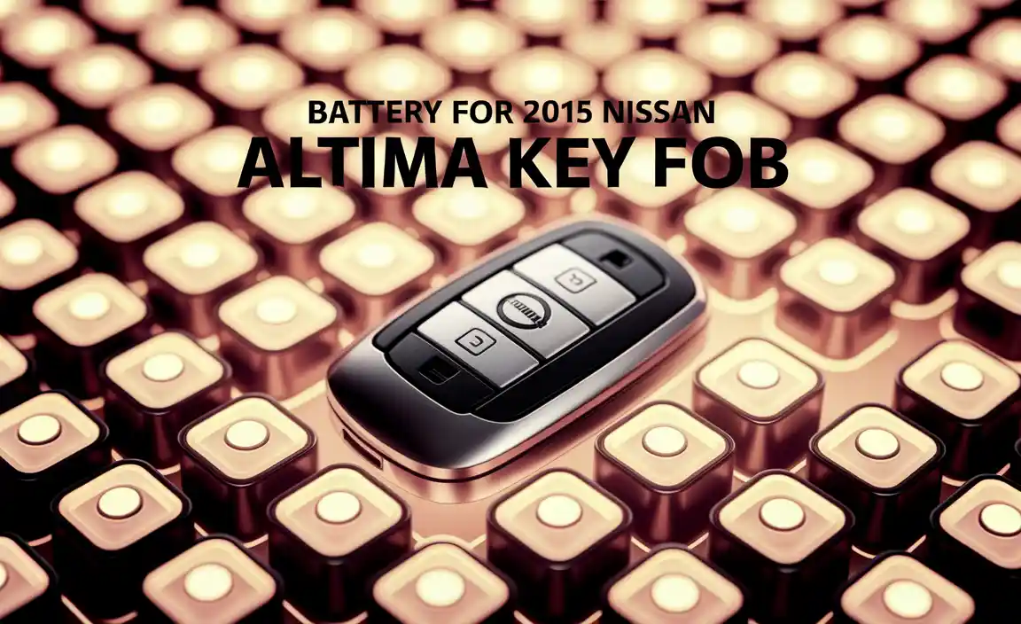 Battery For 2015 Nissan Altima Key Fob